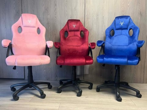 Fotel obrotowy do biurka CARRERA M ALCANTARA PINK