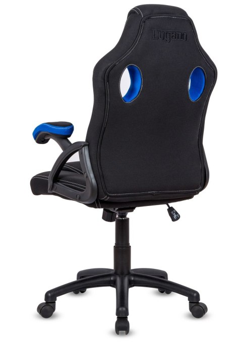 Fotel obrotowy do biurka CARRERA M BLUE FABRIC