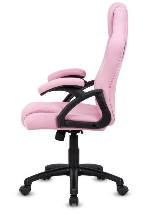 Fotel obrotowy do biurka CARRERA M FULL PINK FABRIC