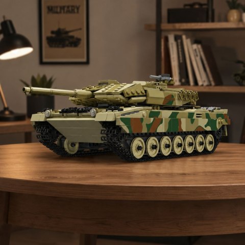 Klocki Konstrukcyjne Czołg Wojskowy Leopard Zdalnie Sterowany RC 1100 el.