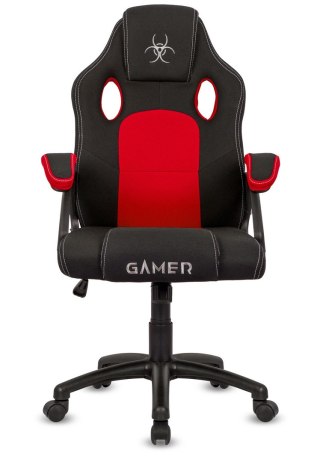 Fotel obrotowy do biurka CARRERA M RED FABRIC