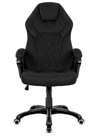 Fotel obrotowy do biurka SPIDER BLACK ALCANTARA