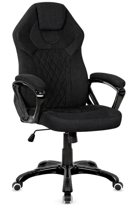 Fotel obrotowy do biurka SPIDER BLACK ALCANTARA