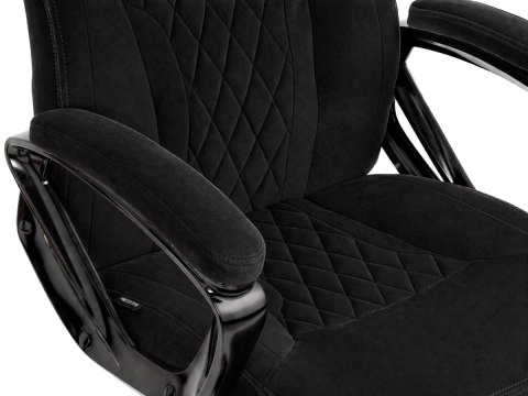 Fotel obrotowy do biurka SPIDER BLACK ALCANTARA