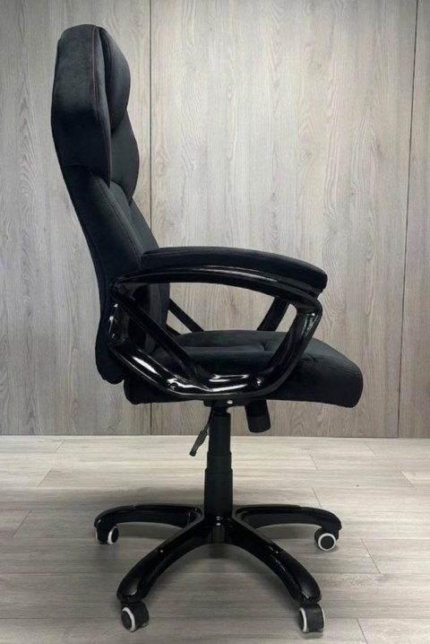 Fotel obrotowy do biurka SPIDER BLACK ALCANTARA