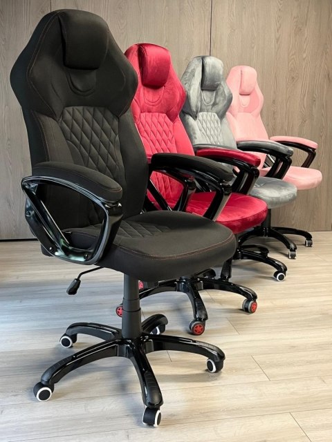 Fotel obrotowy do biurka SPIDER BLACK FABRIC