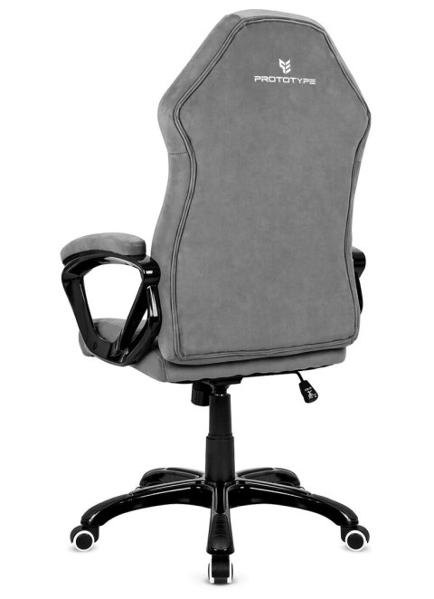 Fotel obrotowy do biurka SPIDER GREY ALCANTARA