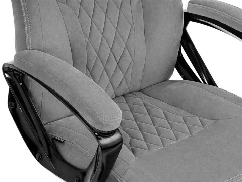 Fotel obrotowy do biurka SPIDER GREY ALCANTARA