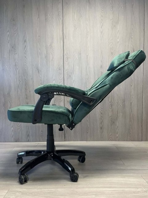 Fotel obrotowy do biurka TITAN GREEN ALCANTARA BASIC