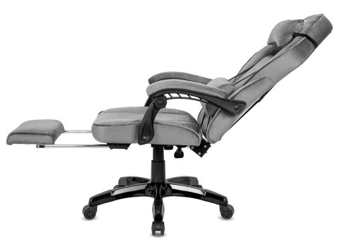 Fotel obrotowy do biurka TITAN GREY ALCANTARA PRO