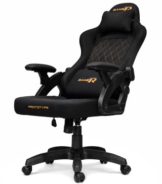 Fotel obrotowy gamingowy DESMO XL BLACK FABRIC