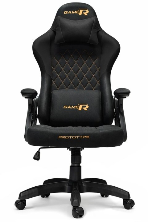 Fotel obrotowy gamingowy DESMO XL BLACK FABRIC