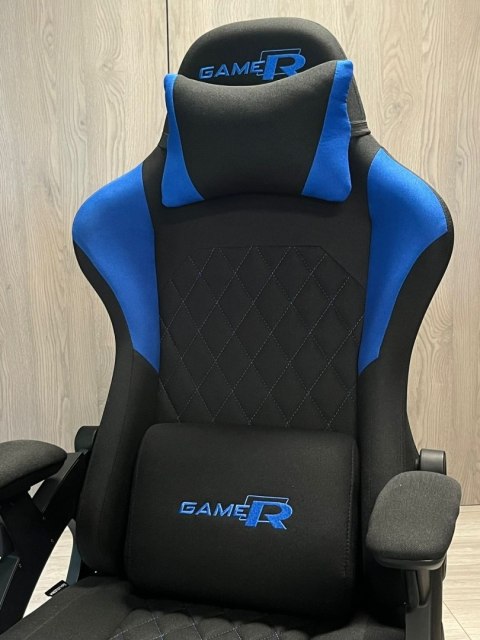 Fotel obrotowy gamingowy DESMO XL BLUE FABRIC
