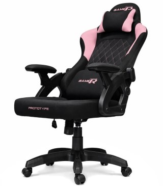 Fotel obrotowy gamingowy DESMO XL PINK FABRIC