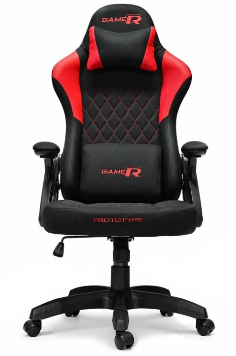 Fotel obrotowy gamingowy DESMO XL RED FABRIC