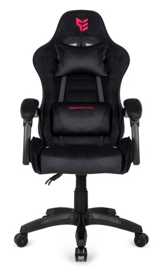 Fotel obrotowy gamingowy ENZO XL BLACK ALCANTARA