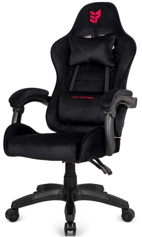 Fotel obrotowy gamingowy ENZO XL BLACK ALCANTARA