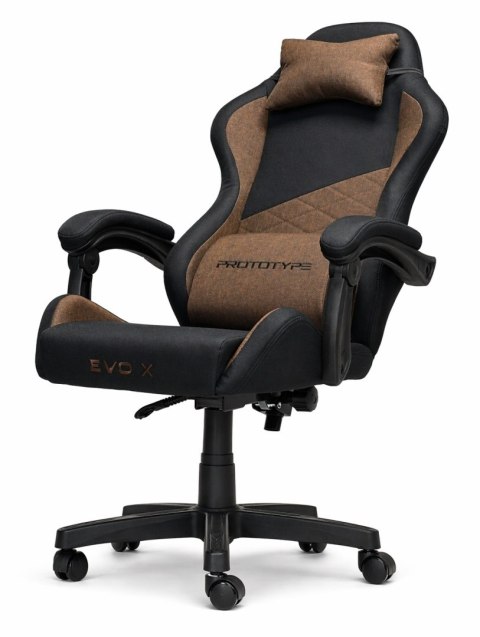Fotel obrotowy gamingowy EVO FABRIC BROWN XL