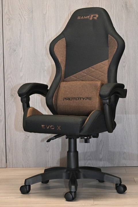 Fotel obrotowy gamingowy EVO FABRIC BROWN XL