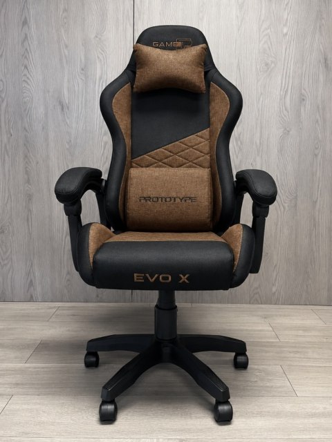 Fotel obrotowy gamingowy EVO FABRIC BROWN XL