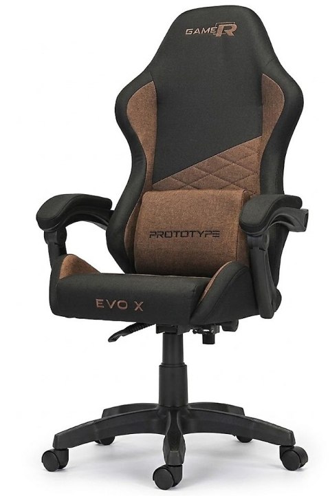 Fotel obrotowy gamingowy EVO FABRIC BROWN XL