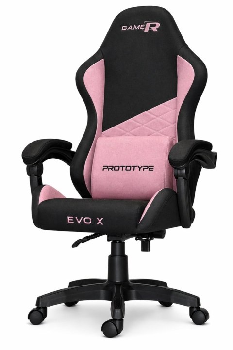 Fotel obrotowy gamingowy EVO FABRIC PINK XL