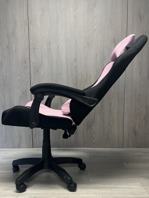 Fotel obrotowy gamingowy EVO FABRIC PINK XL