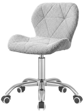 Krzesło obrotowe VASTO OFFICE BARANEK BOUCLE GREY SILVER