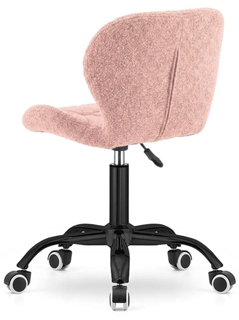 Krzesło obrotowe VASTO OFFICE BARANEK BOUCLE PINK SMOKE