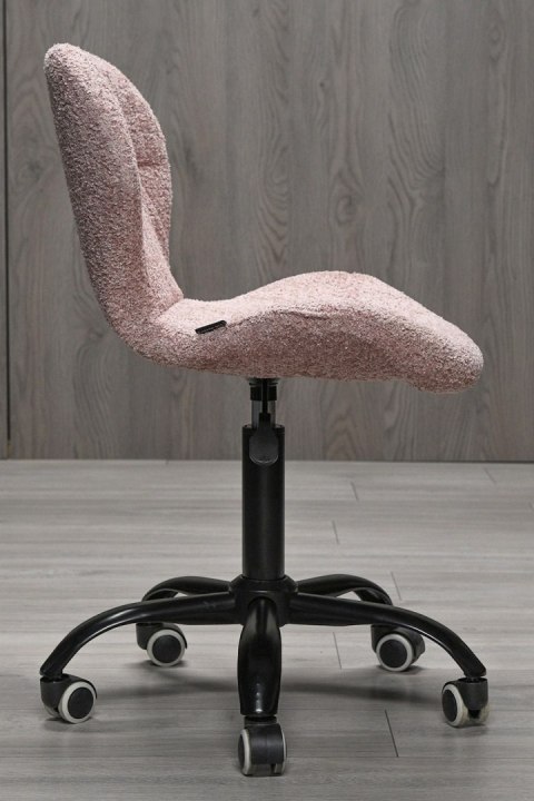 Krzesło obrotowe VASTO OFFICE BARANEK BOUCLE PINK SMOKE