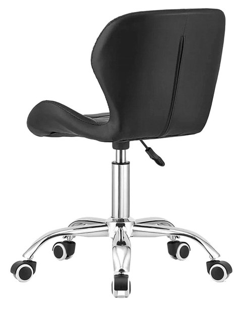 Krzesło obrotowe VASTO OFFICE PU BLACK SILVER