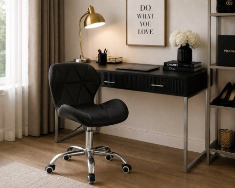 Krzesło obrotowe VASTO OFFICE PU BLACK SILVER