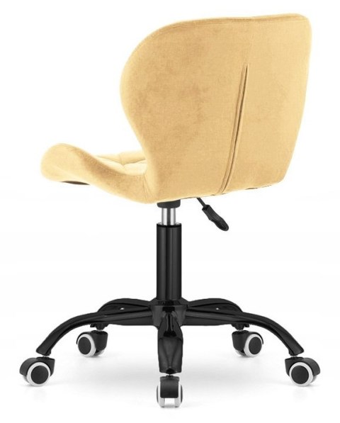 Krzesło obrotowe VASTO OFFICE VELVET BEIGE SMOKE