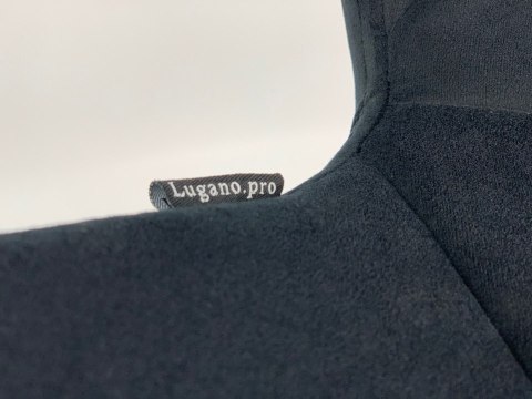 Krzesło obrotowe VASTO OFFICE VELVET BLACK SILVER