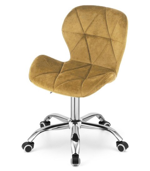 Krzesło obrotowe VASTO OFFICE VELVET SAND SILVER