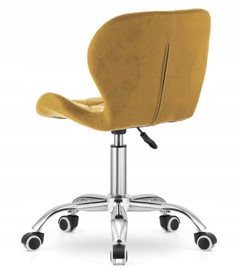 Krzesło obrotowe VASTO OFFICE VELVET SAND SILVER