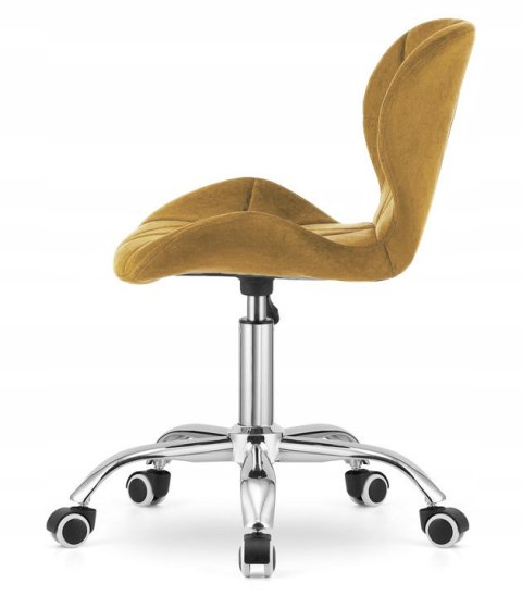 Krzesło obrotowe VASTO OFFICE VELVET SAND SILVER