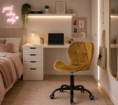 Krzesło obrotowe VASTO OFFICE VELVET SAND SMOKE