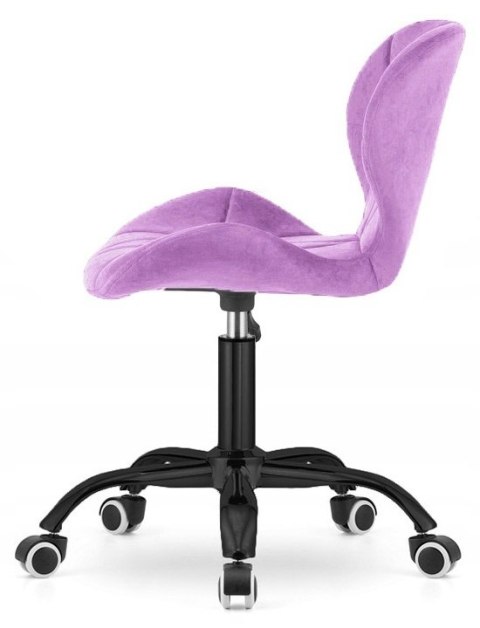 Krzesło obrotowe VASTO OFFICE VELVET VIOLET SMOKE