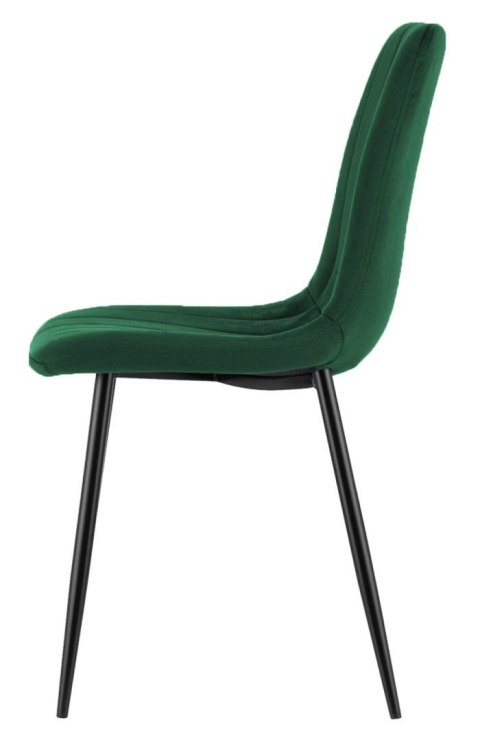 Krzesło tapicerowane AURORA VELVET GREEN