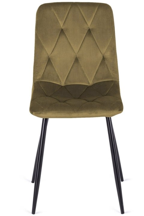 Krzesło tapicerowane BORGO VELVET BROWN SMOKE