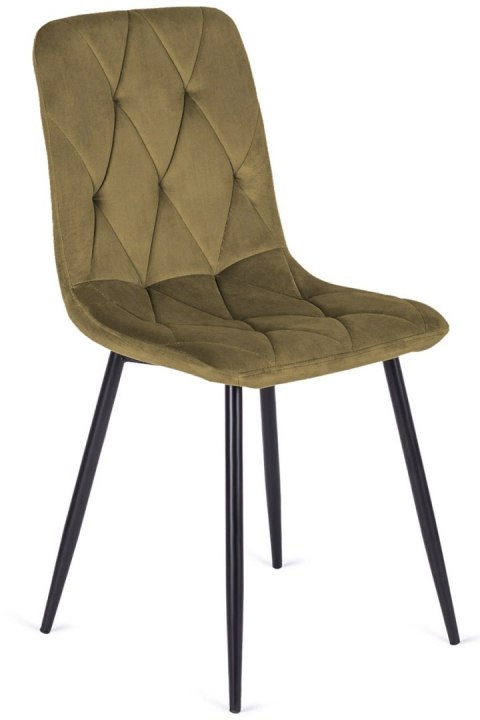 Krzesło tapicerowane BORGO VELVET BROWN SMOKE