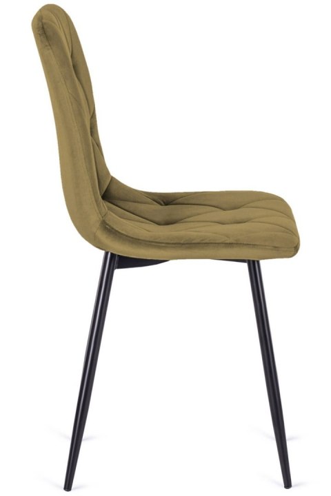 Krzesło tapicerowane BORGO VELVET BROWN SMOKE
