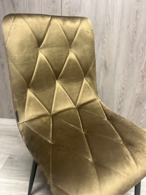 Krzesło tapicerowane BORGO VELVET BROWN SMOKE
