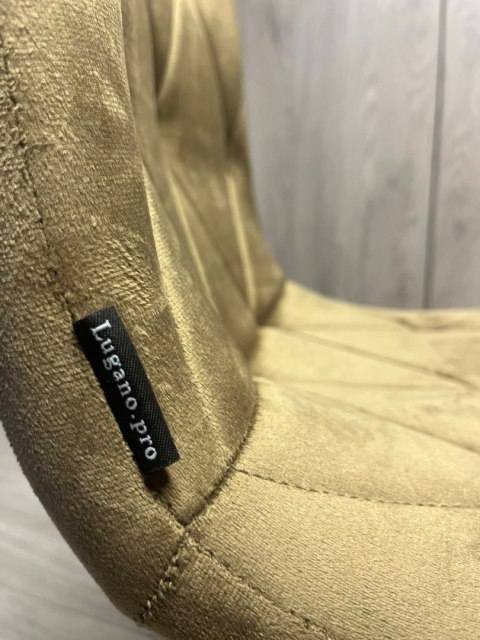 Krzesło tapicerowane BORGO VELVET BROWN SMOKE