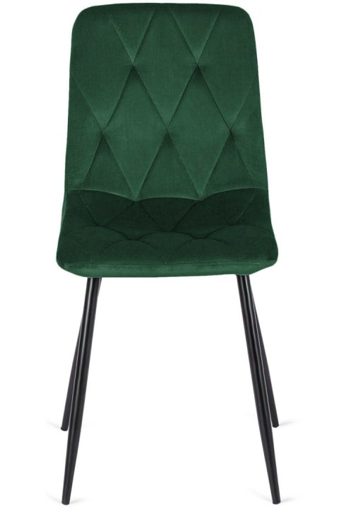 Krzesło tapicerowane BORGO VELVET GREEN FOREST SMOKE