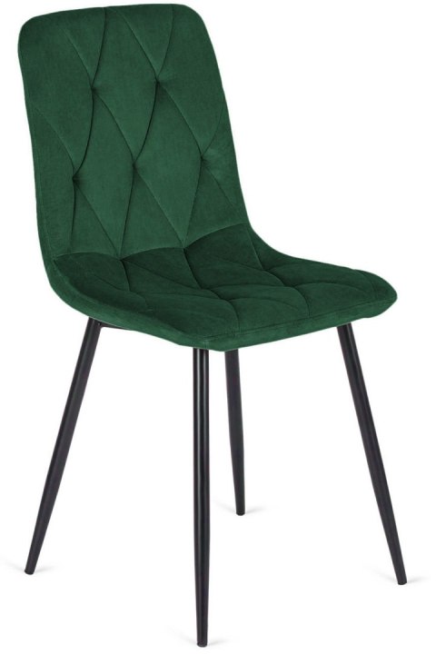 Krzesło tapicerowane BORGO VELVET GREEN FOREST SMOKE