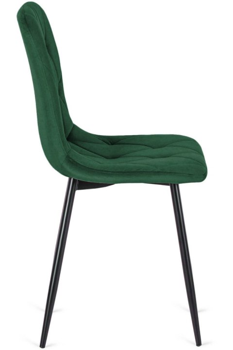 Krzesło tapicerowane BORGO VELVET GREEN FOREST SMOKE