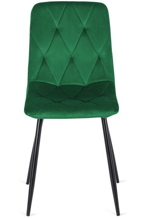 Krzesło tapicerowane BORGO VELVET GREEN SMOKE