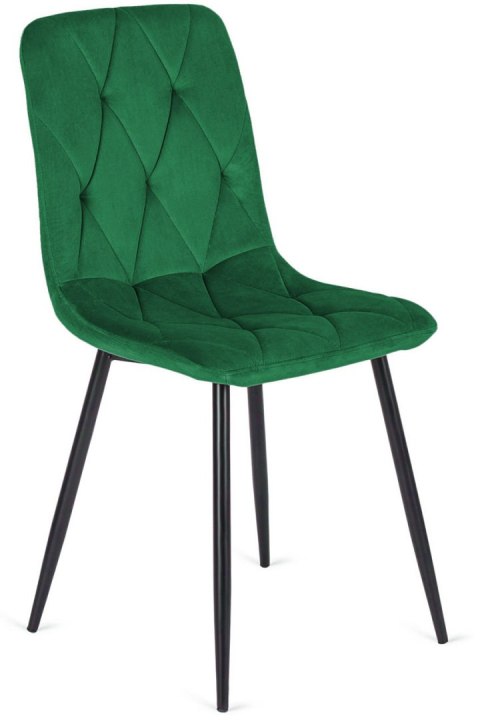 Krzesło tapicerowane BORGO VELVET GREEN SMOKE